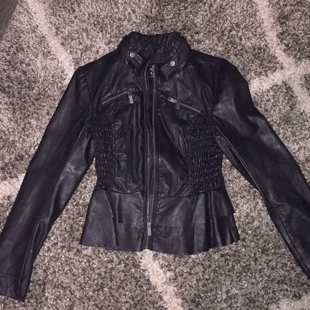Vegan leather jacket